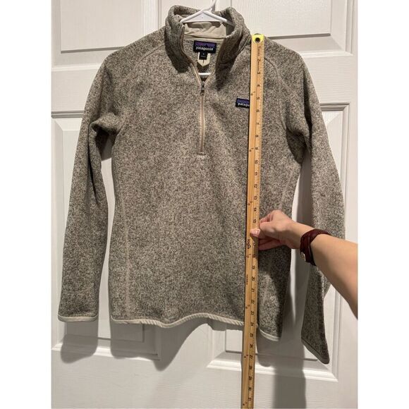 Patagonia Women's Birch White Better Sweater® 1/4-Zip Fleece Medium - Picture 9 of 13